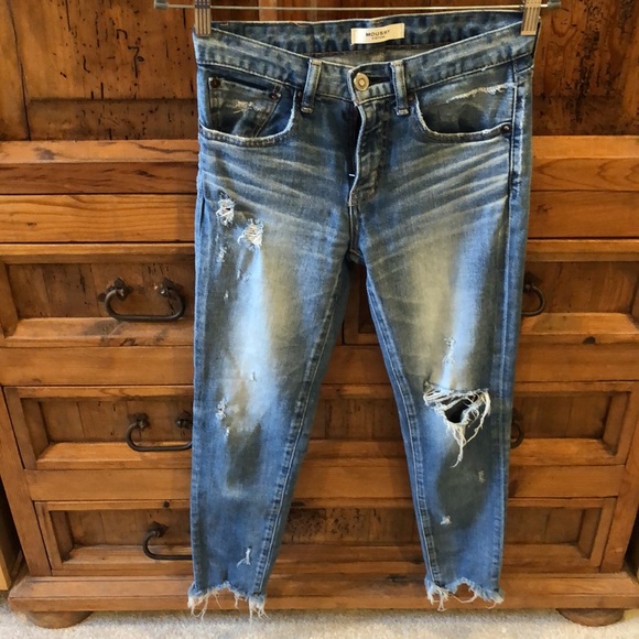 MOUSSY VINTAGE DISTRESSED GLENDELE SKINNY JEANS - Picture 6 of 11